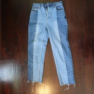 Pacsun 90’s Two-Toned High-rise Straight Jean